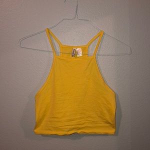 Yellow tank